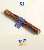 True Bite 12-inch Monster Bully Stick, single chew with wrap label