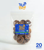 True Bite beef pizzle Bully Caps, 20-count package